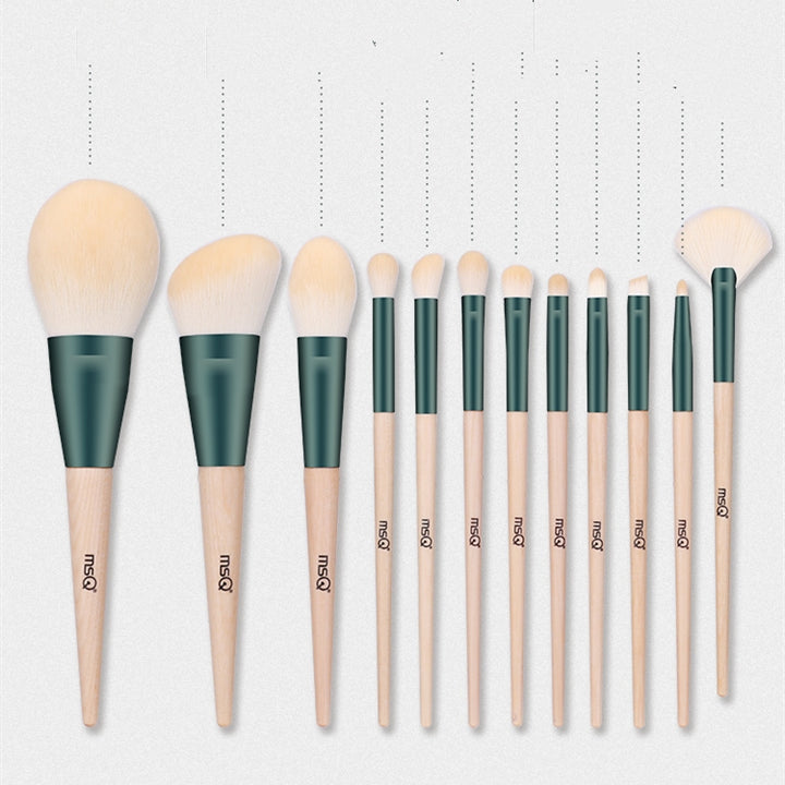 ✨ MSQ 12-Piece Makeup Brush Set — Professional Learning Kit 💄