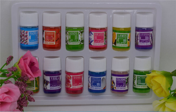 🌿 Aromatherapy Essential Oil Set (12 Bottles)