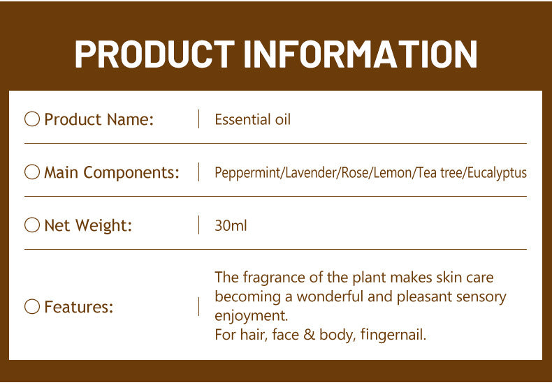 🌿 Fragrance Massage Vegetable Oil (30ml)