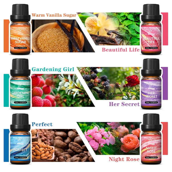 ✨ Tea Tree, Lavender & Sweet Orange Aromatherapy Essential Oil Set — 6 × 10ml 🌿💧