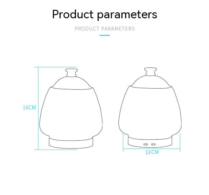 🎆💧 Fireworks Glass Aromatherapy Humidifier | Creative Ultrasonic Essential Oil Diffuser Lamp ✨