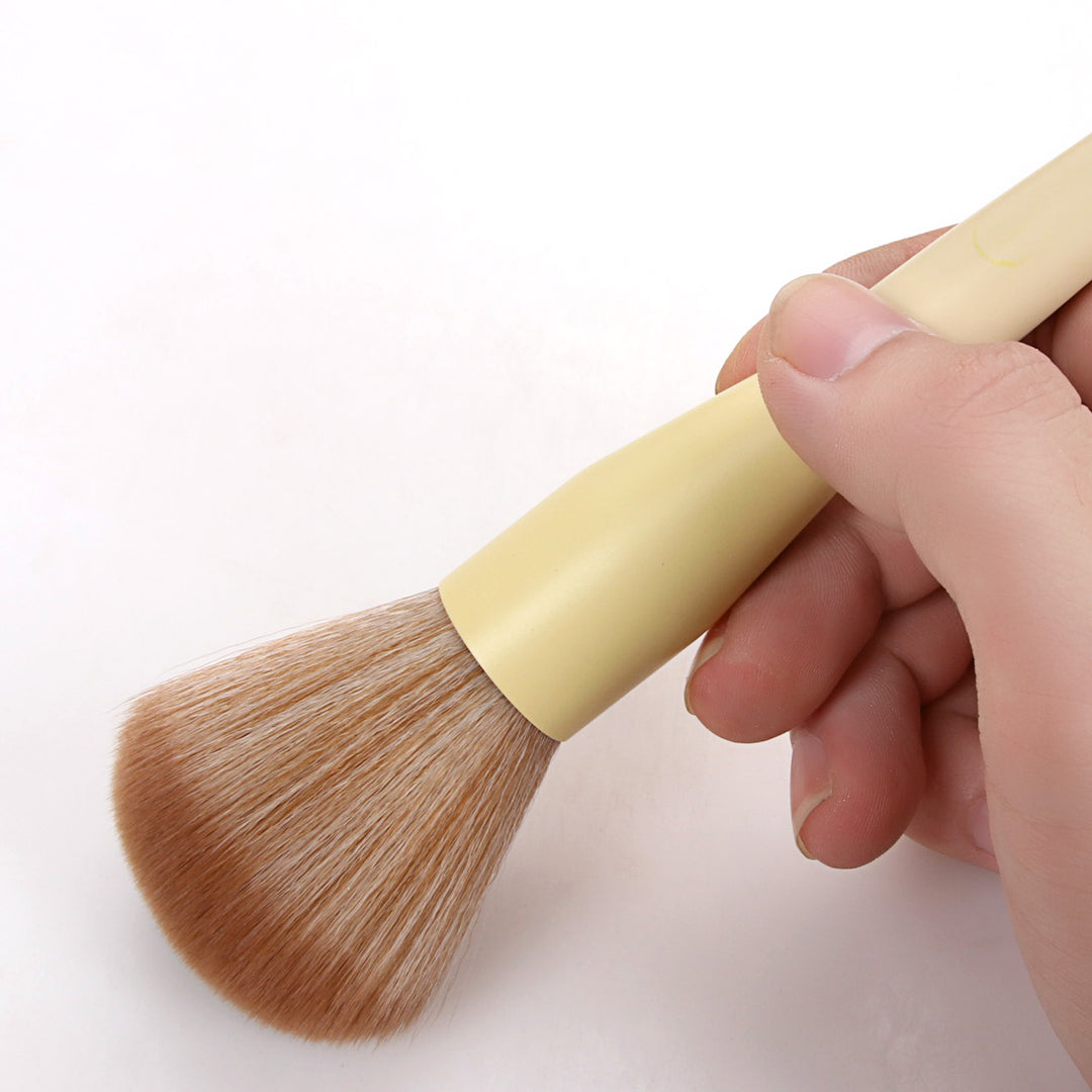 ✨ 11-Piece Yellow Makeup Brush Set — Beauty Tools Kit 💛💄