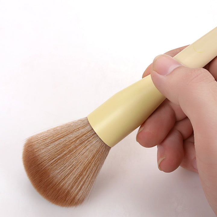 ✨ 11-Piece Yellow Makeup Brush Set — Beauty Tools Kit 💛💄
