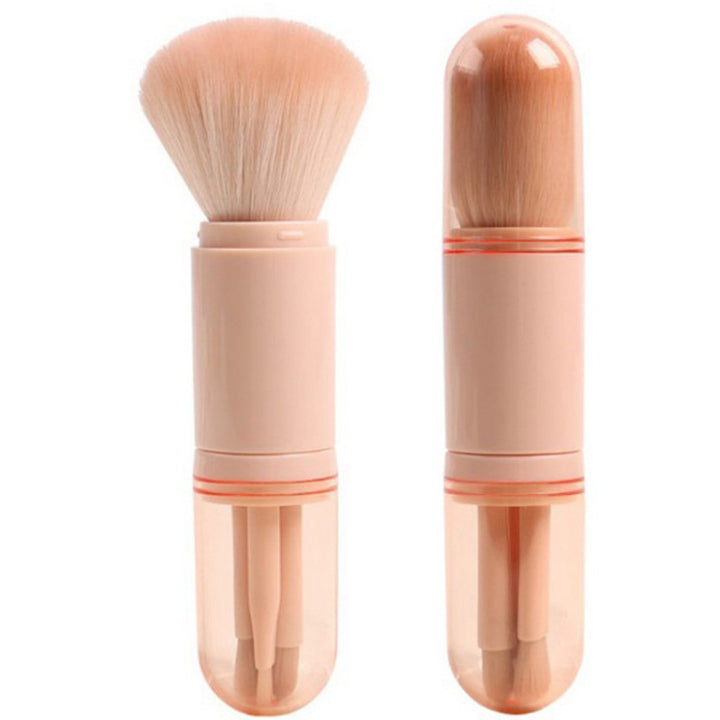 ✨ 4-in-1 Retractable Makeup Brush — Portable Beauty Tool 💄