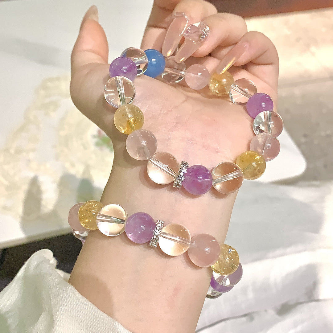 Women’s Natural Crystal Duobao Bracelet – Original DIY Design