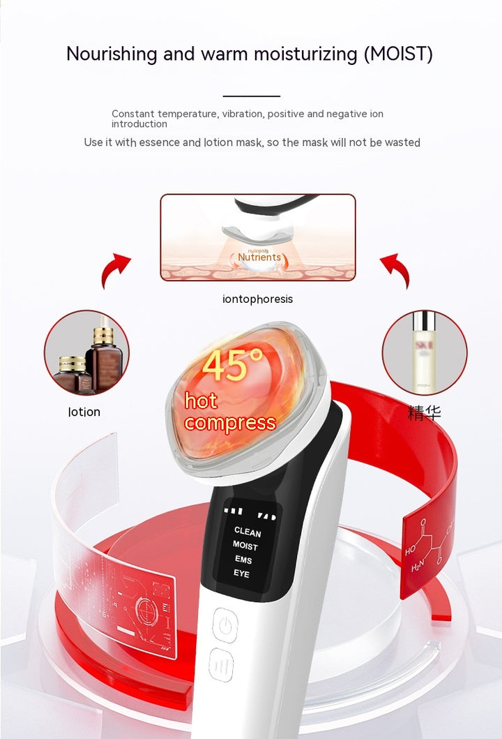 💖🌀 Facial Massage & Cleansing Instrument | Home Beauty Skin Rejuvenation Device
