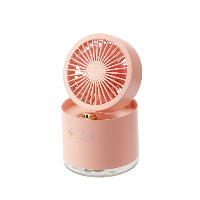🌬️💧 Mini Spray Fan Humidifier | Portable Desktop Cooling Mist Fan ✨