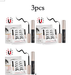 🧲👁️ Magnetic False Eyelashes Set – Handmade Reusable Lashes with Magnetic Mascara