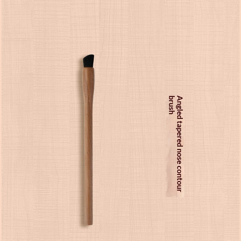 ✨ H Set Vintage Black Walnut Makeup Brush Set — 24-Piece Luxury Kit 💄🌿