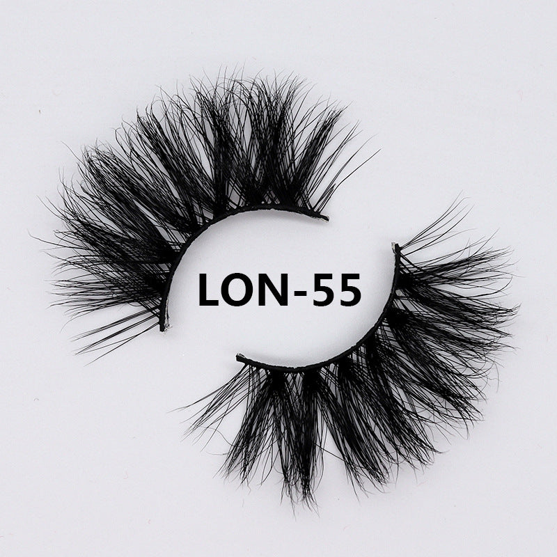 👁️✨ 25MM 3D Mink Eyelashes – Long Dramatic Handmade False Lash Set