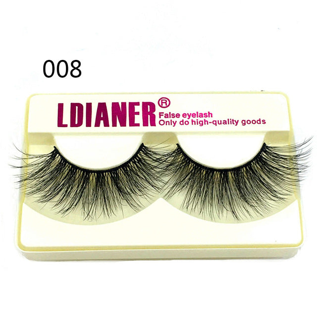👁️✨ 25MM Mink Eyelashes – Wispy Fluffy Dramatic Fake Lashes