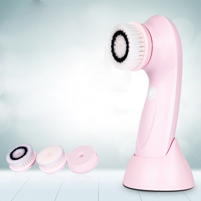 💖🧼 Rechargeable Electric Facial Cleansing Brush | Waterproof Deep Pore Cleaner