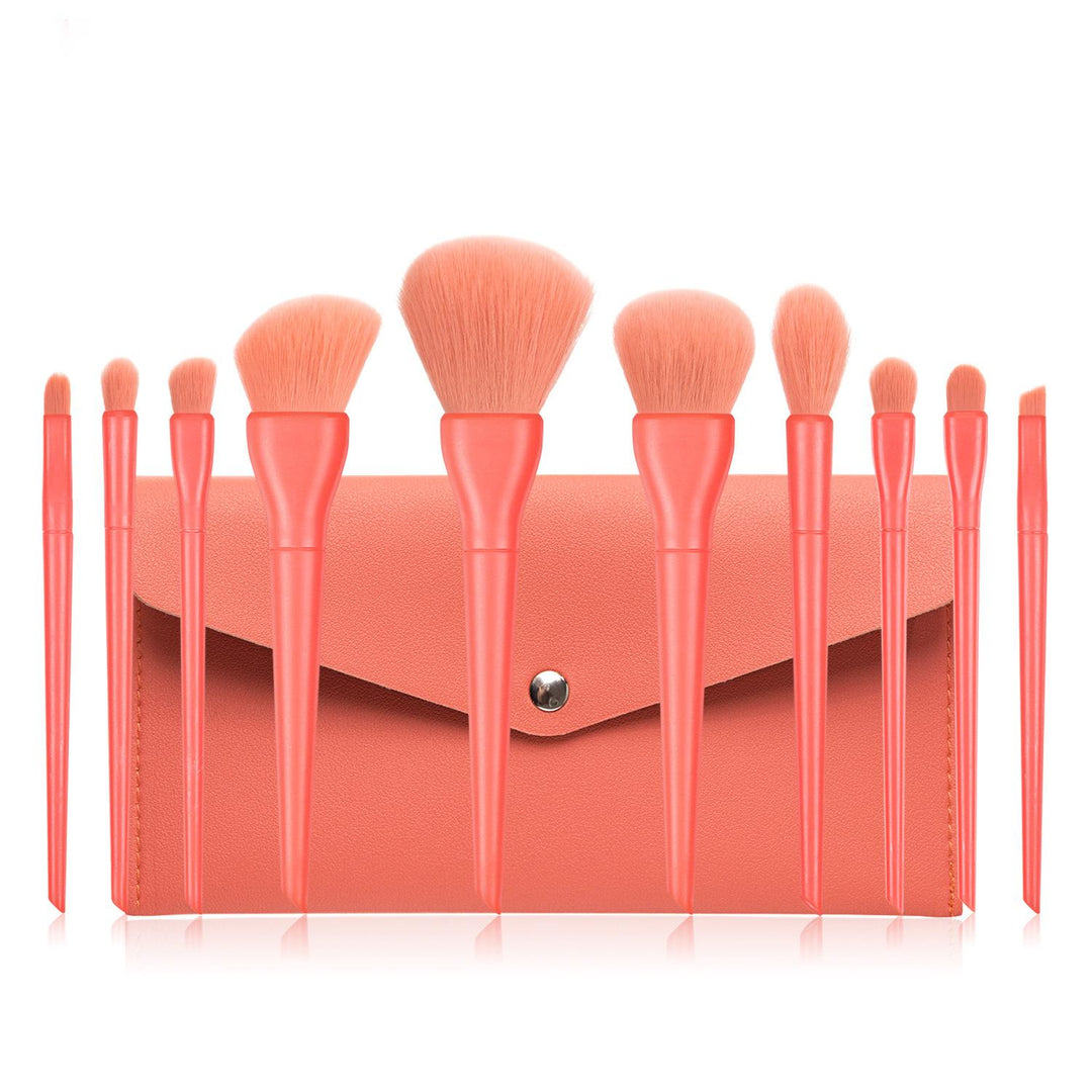 🍬✨ Candy Color 10-Piece Makeup Brush Set — Soft Bristles Collection 💄