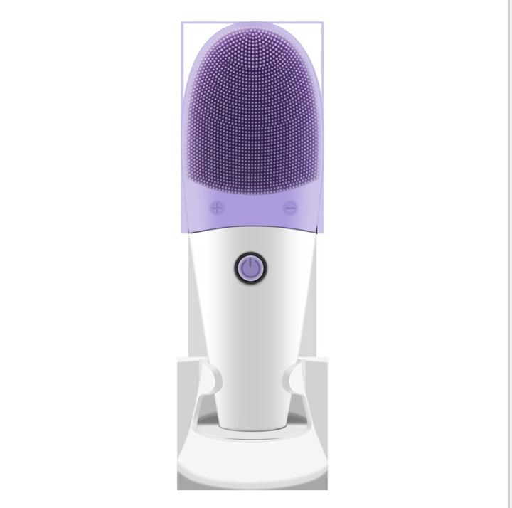 💖🧼 Silicone Facial Cleanser | Ultrasonic Vibration Pore Cleaning Beauty Device