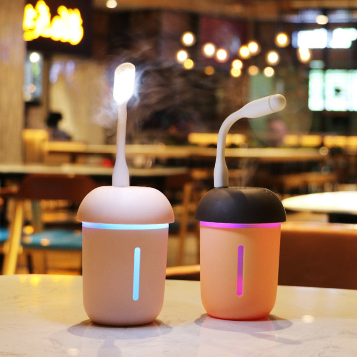 🍄💧 3-in-1 Mushroom Humidifier | USB Rechargeable Fan + Night Light + Air Purifier ✨