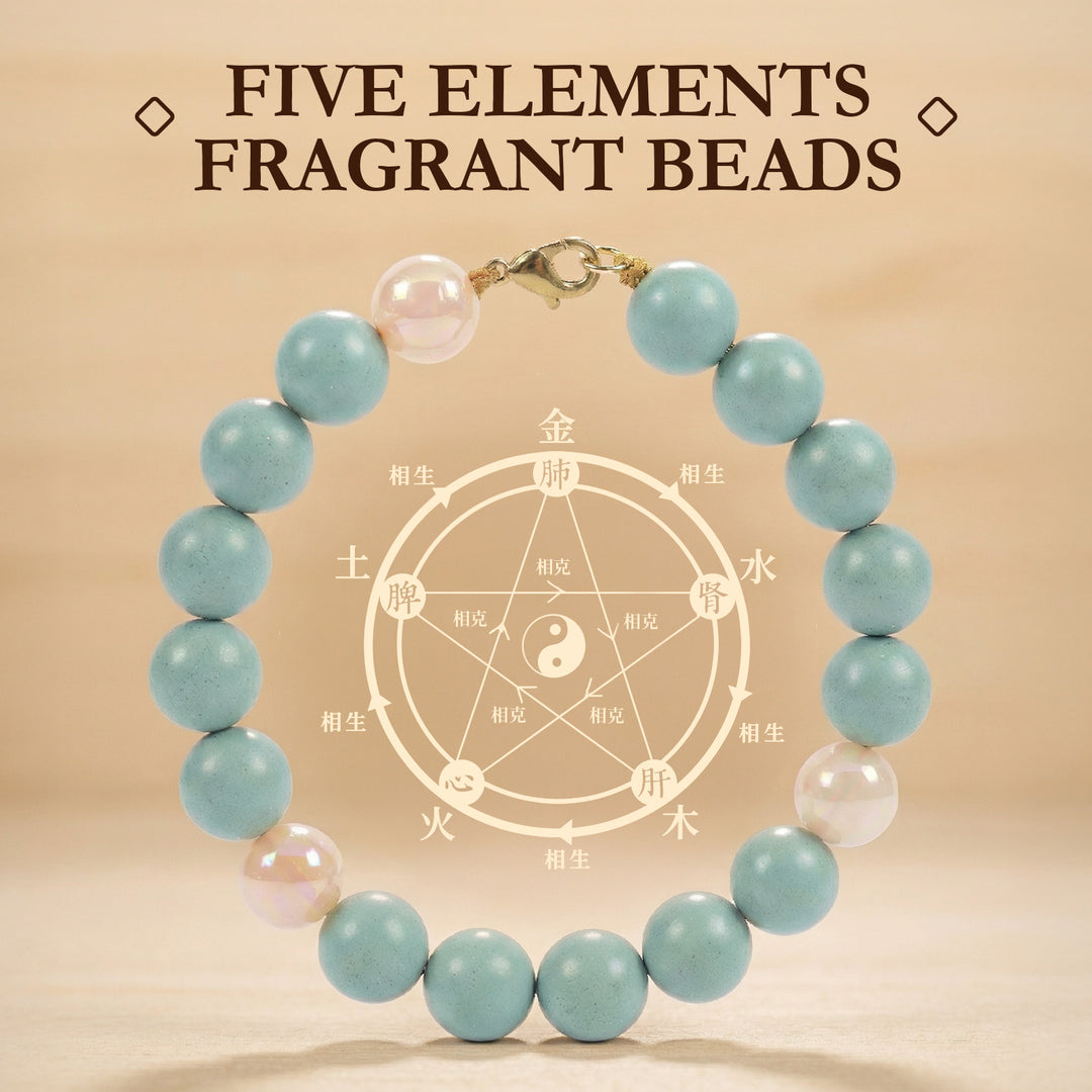 Chinese Herbal Bead Bracelet – Lightweight Traditional Wellness Jewelry