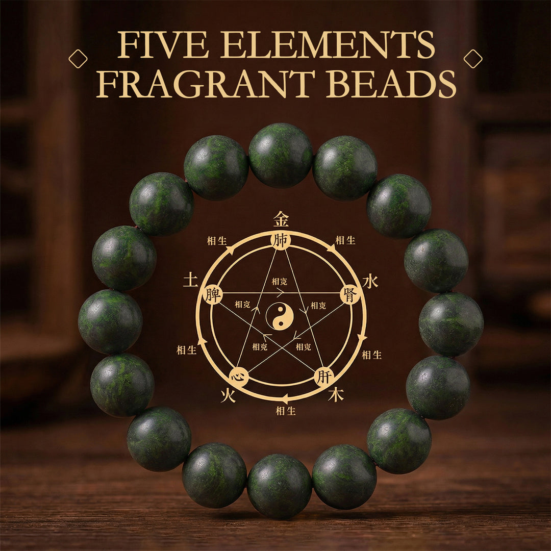 Chinese Herbal Bead Bracelet – Lightweight Wellness Jewelry