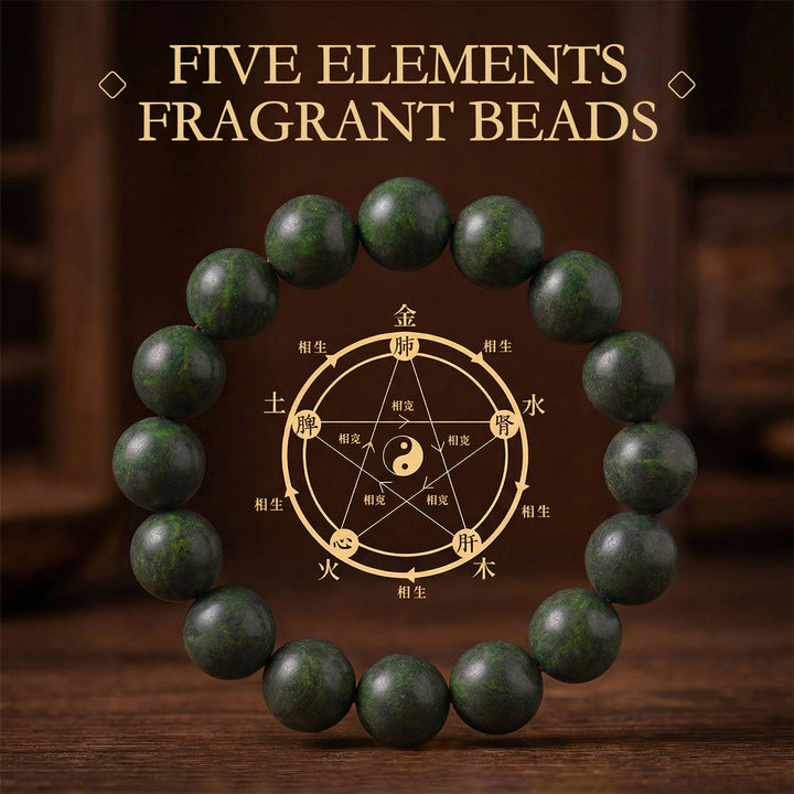 Chinese Herbal Bead Bracelet – Lightweight Wellness Jewelry
