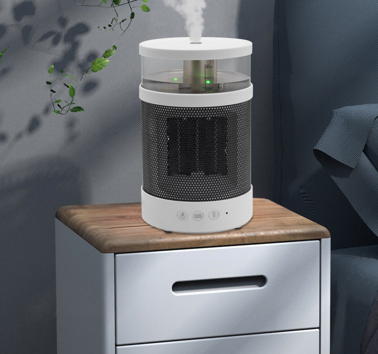 🔥💧 3-in-1 Space Heater | Fast Heating + Humidifier + Night Light 🌈