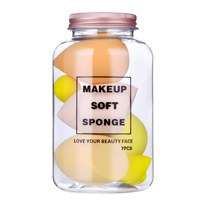 💄✨ Drift Bottle Boxed Beauty Egg | 7-Piece Soft Makeup Sponge Set