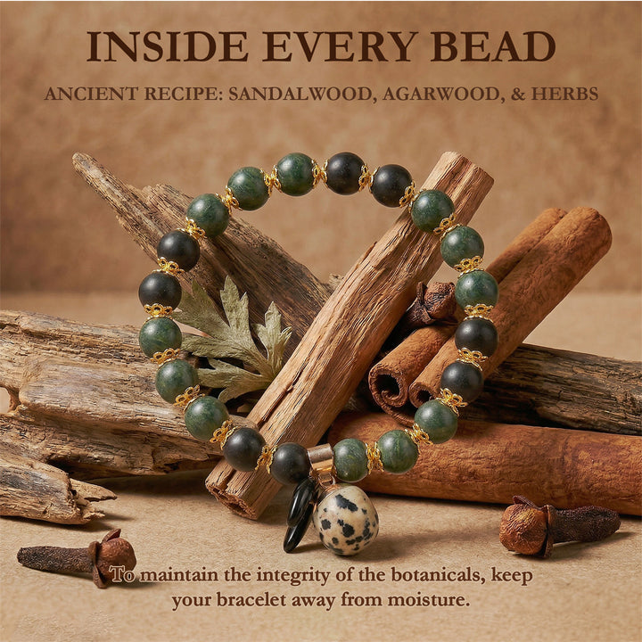 Chinese Herbal Bead Bracelet – Lightweight Wellness Jewelry