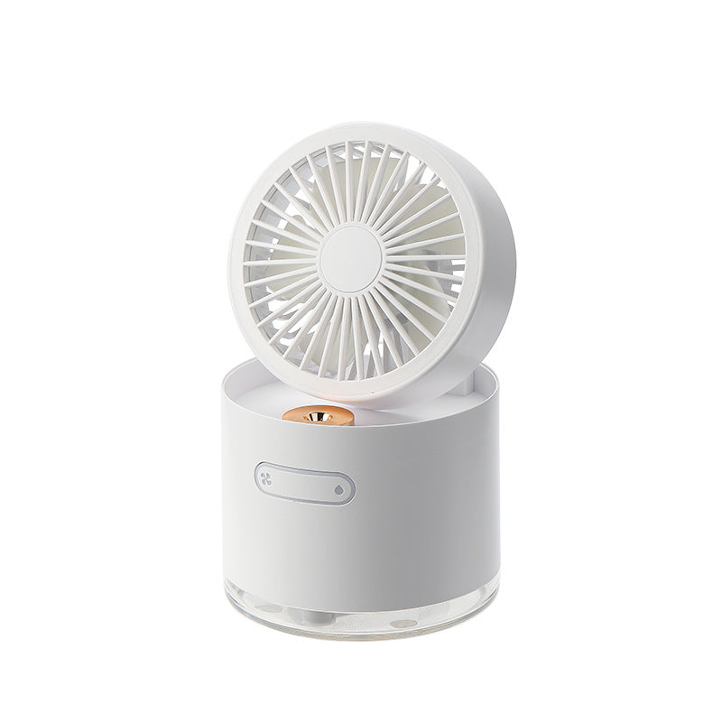 🌬️💧 Mini Spray Fan Humidifier | Portable Desktop Cooling Mist Fan ✨