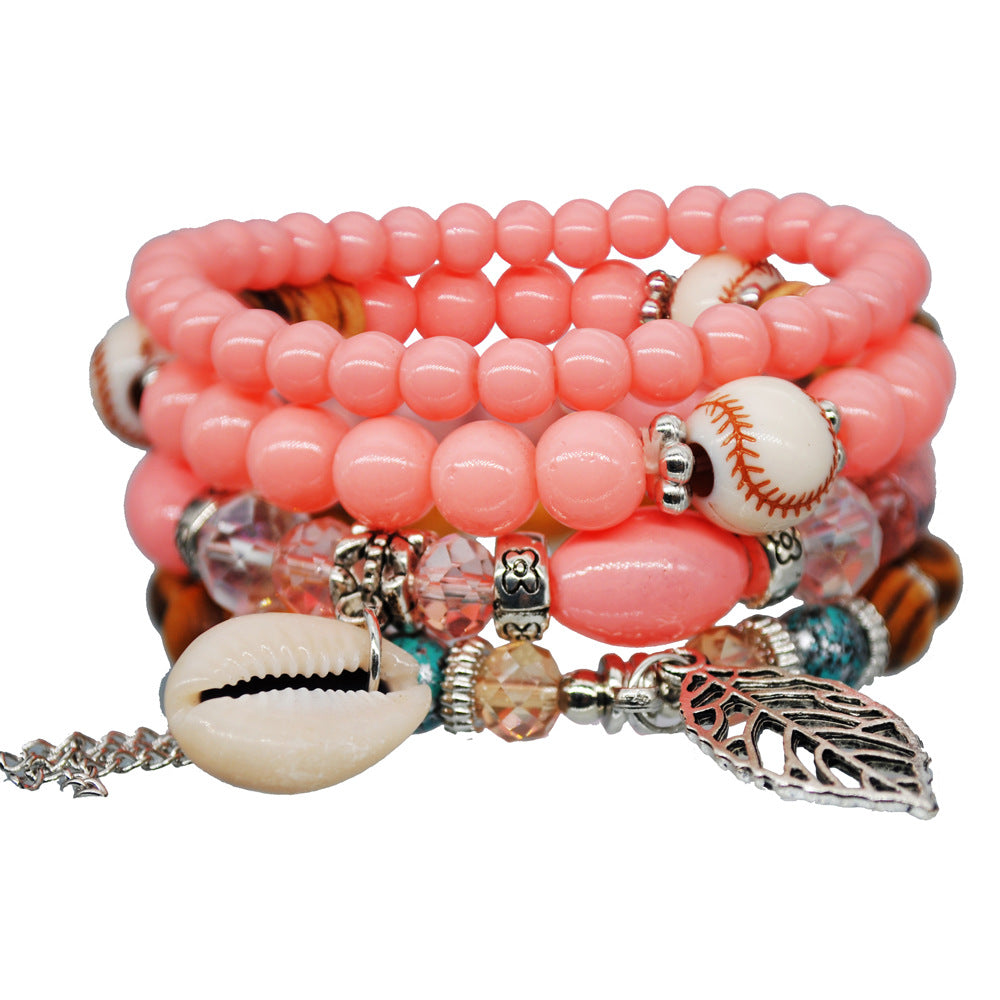 Ethnic Style Tassel Bracelet – Mixed Material Design