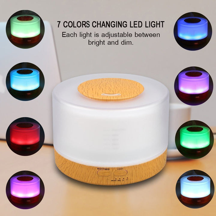 🌿💧 Aromatherapy Humidifier | Ultrasonic Essential Oil Diffuser 🌙✨