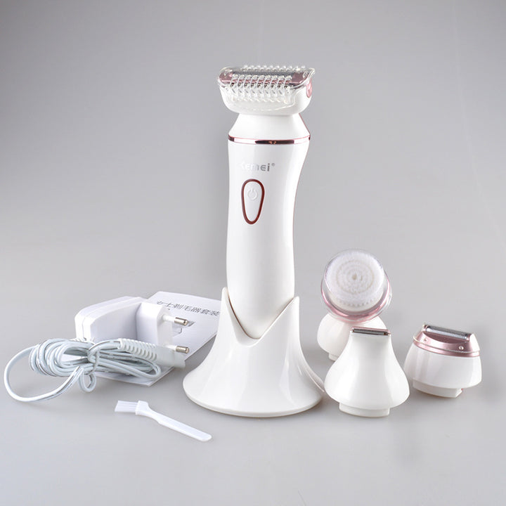 🧼💖 Kemei Professional Electric Facial Cleansing Brush Set | Beauty & Skincare Device