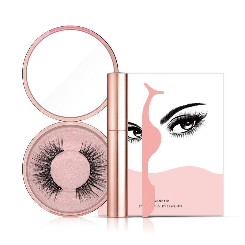 🧲👁️ Magnetic False Eyelashes Set – Reusable Natural Lash Extensions with Magnetic Eyeliner