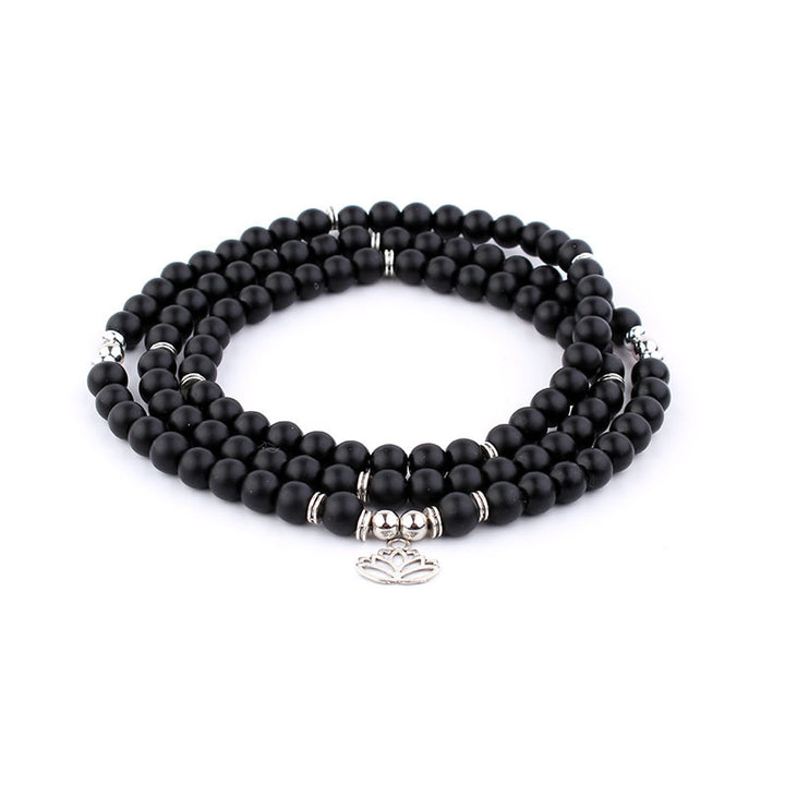 108 Natural Stone Rosary Bracelet & Necklace