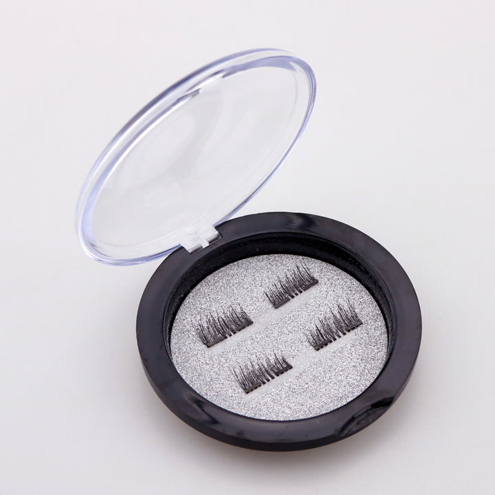 🧲👁️ 6D Magnetic False Eyelashes – Double Magnet Handmade Strip Lashes (Reusable)