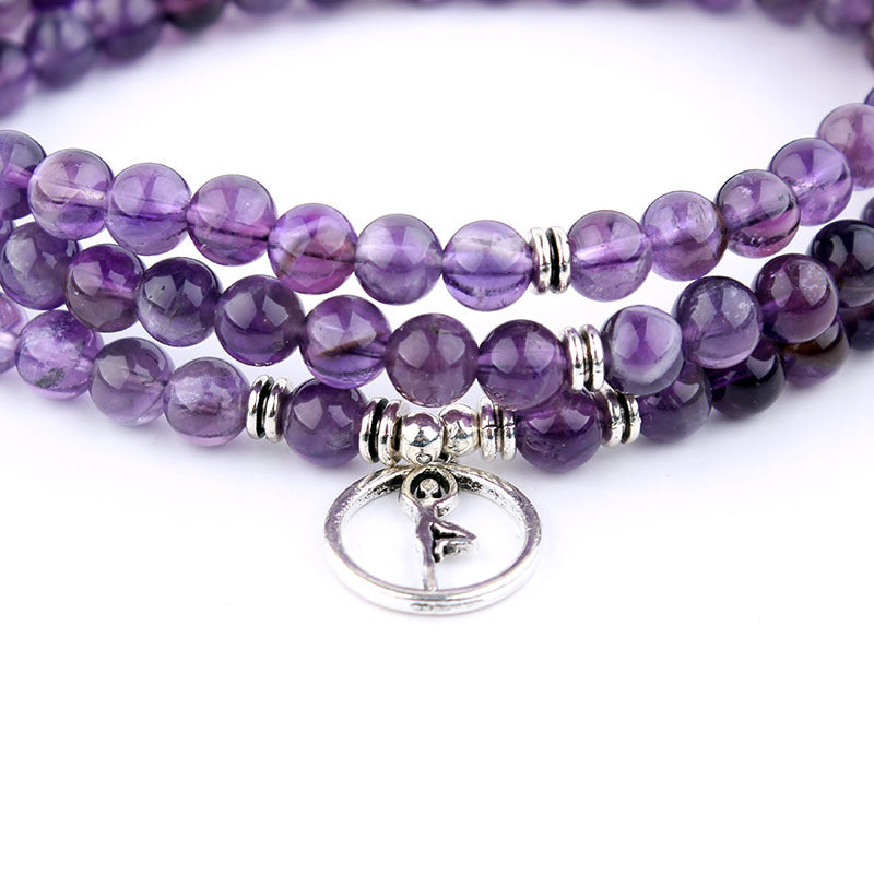 108 Natural Stone Rosary Bracelet & Necklace