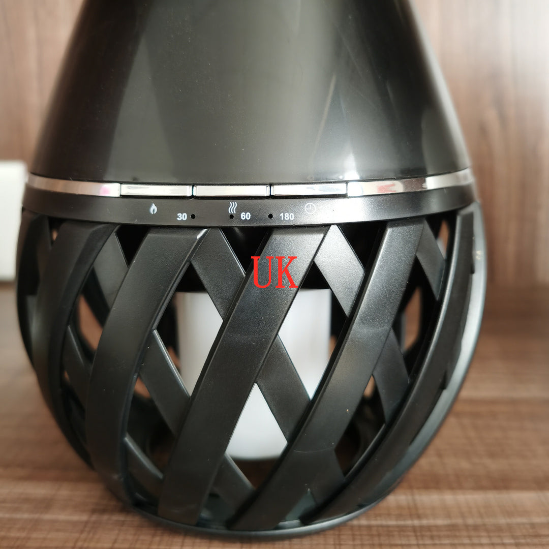 🔥💧 Incense Flame Humidifier | 7-Color Ultrasonic Aroma Diffuser 🌈✨