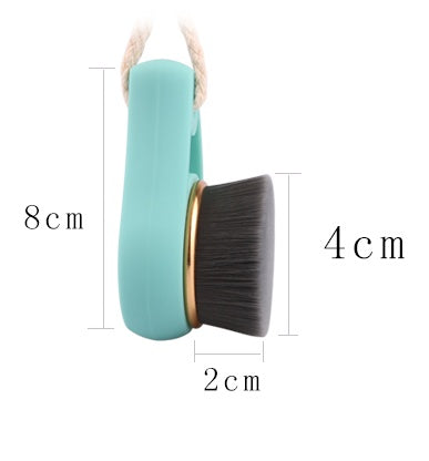 🧼🌿 Manual Bamboo Charcoal Facial Cleansing Brush | Deep Clean & Gentle Exfoliation Tool