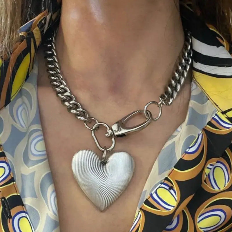 Women’s Minimalist Geometric Clavicle Necklace – European & American Style Silver Snake Chain