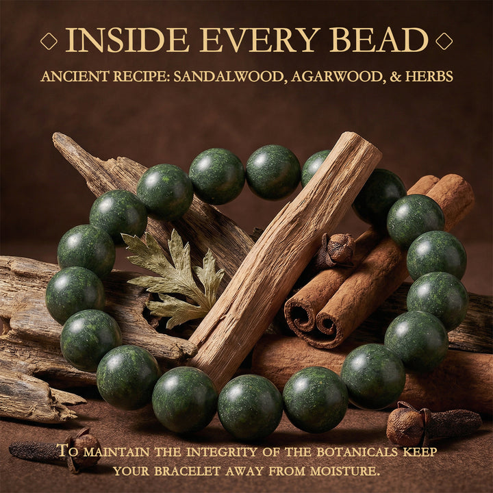Chinese Herbal Bead Bracelet – Lightweight Wellness Jewelry