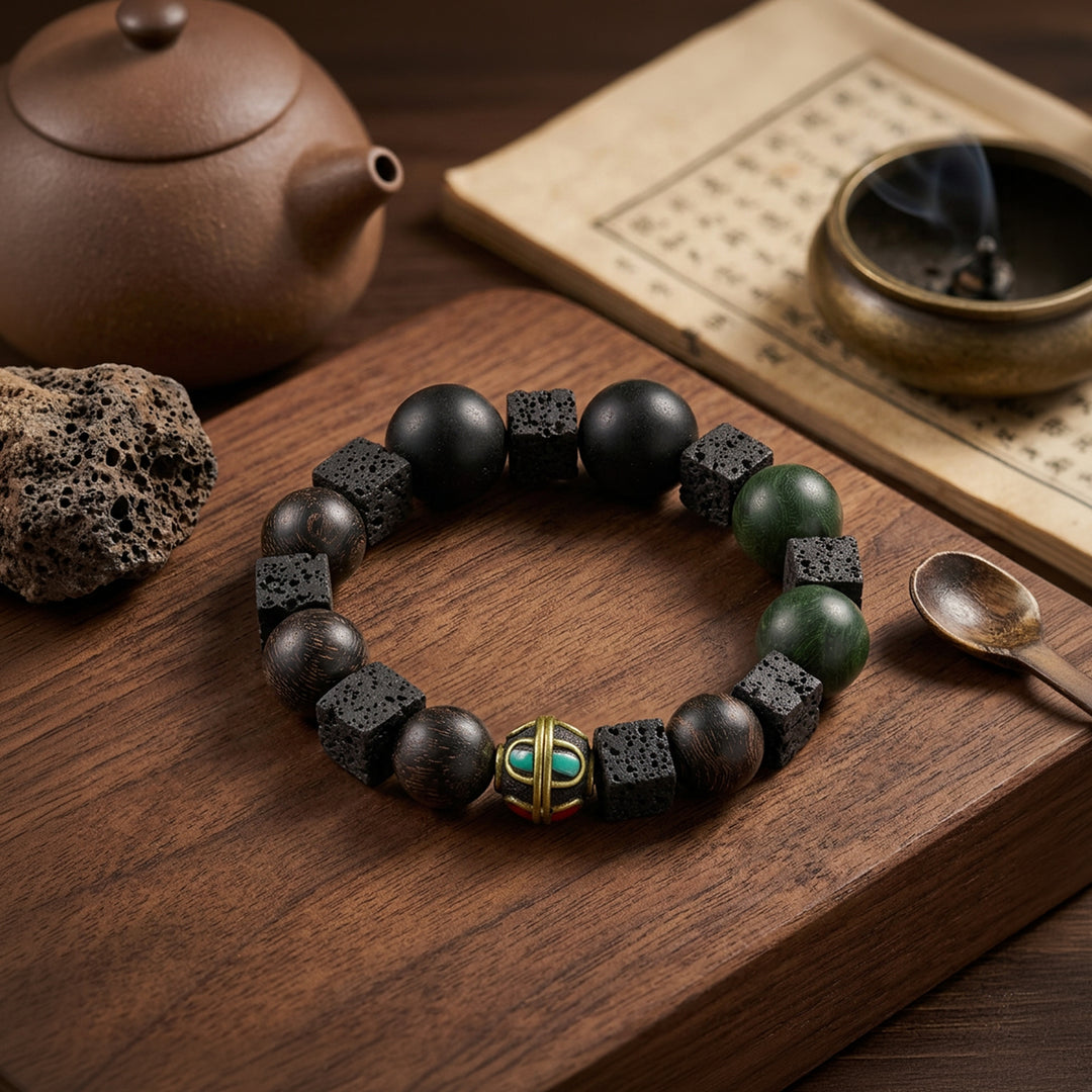 Chinese Herbal Bead Bracelet – Lightweight Wellness Jewelry