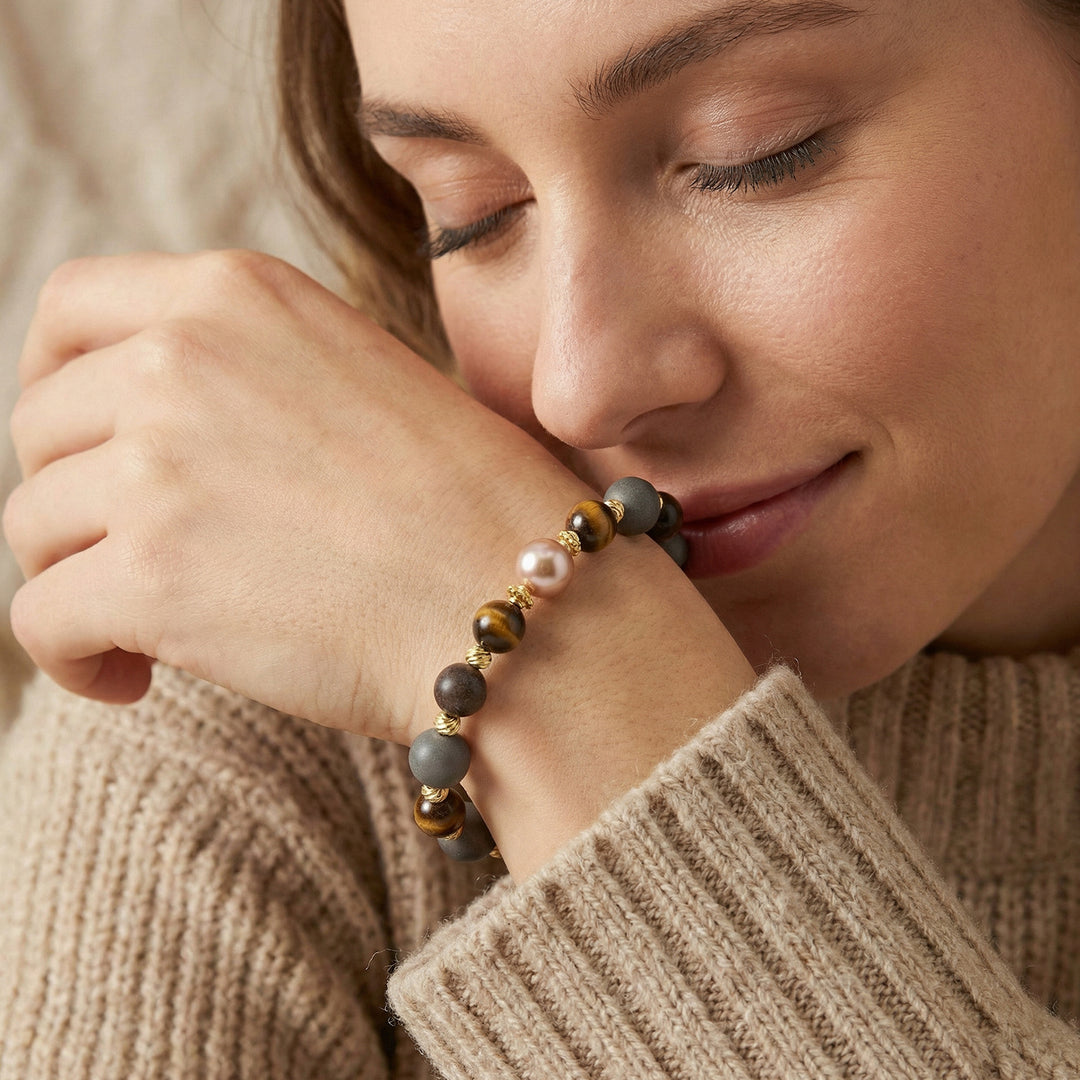 Chinese Herbal Bead Bracelet – Lightweight Wellness Jewelry