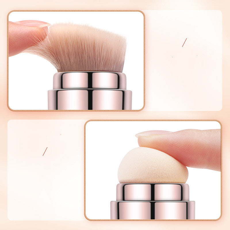 ✨ Retractable Metallic 4-in-1 Multifunctional Makeup Brush 💄✨
