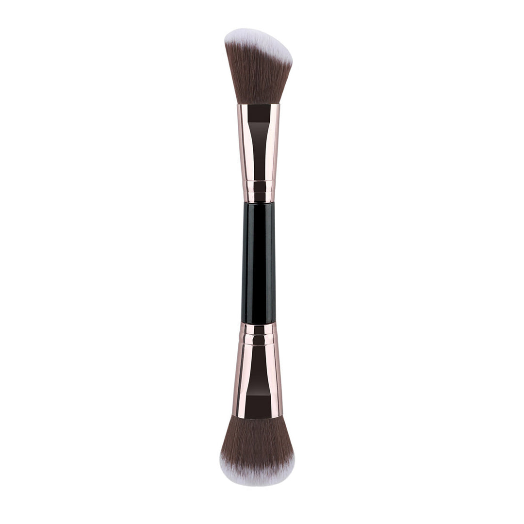 ✨ 3-Piece Double-Ended Makeup Brush Set — Soft Foundation & Shading Tools 💄