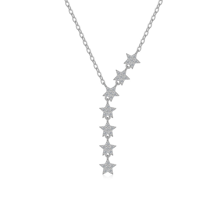 Luxury Minimalist Moissanite Pendant Necklace – Gold-Plated S925 Silver