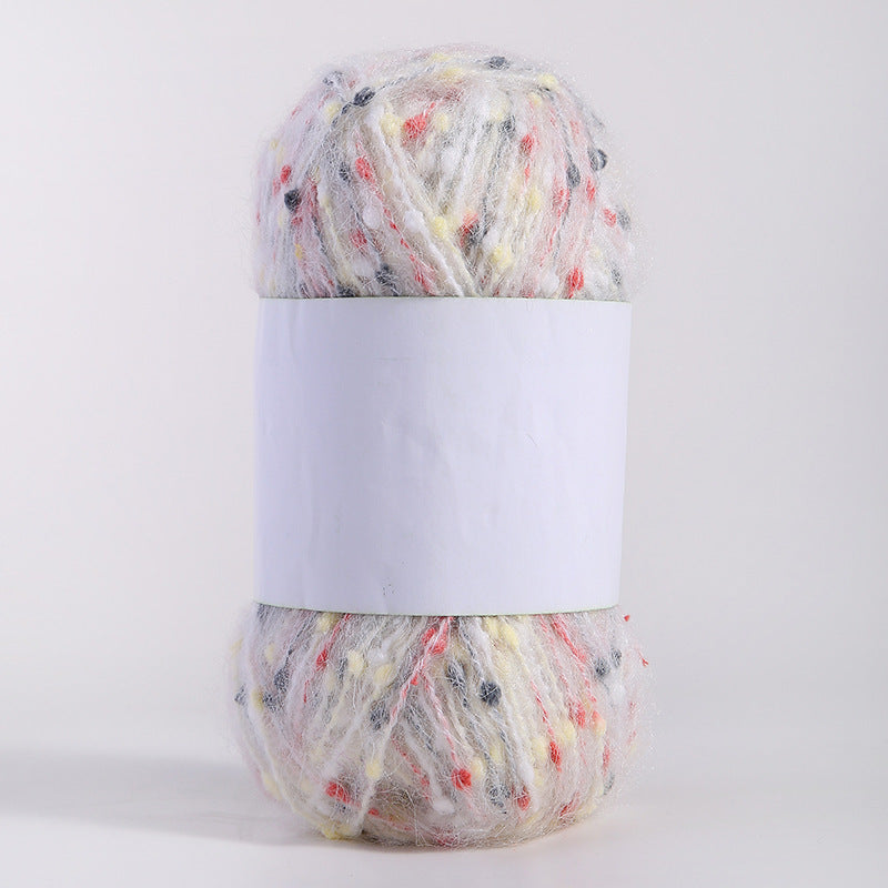 Colored Mohair Knitting Yarn – Soft Hand Woven Mohair Thread for Sweaters, Scarves & DIY Crafts