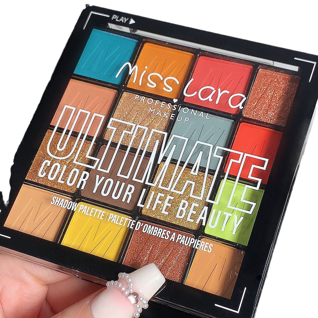 ✨ Pearl Waterproof Matte Eyeshadow Palette – Multi-Color Long-Lasting Makeup Set ✨