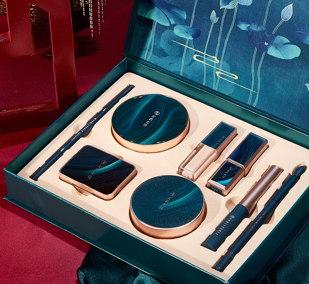 🎁 Lover’s Birthday Gift Makeup Set – Qingpingle 7/9-Piece Beauty Kit with Optional Gift Bag 💄✨