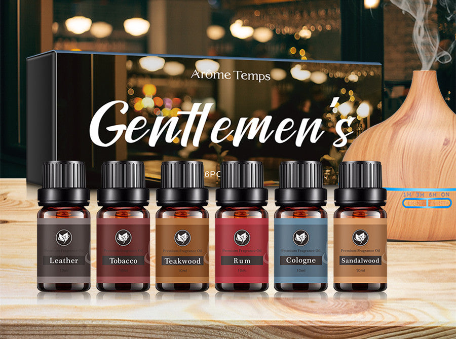 ✨ 16 Theme Atmosphere Flameless Essential Oil Set — 6 × 60ml 🌿💧