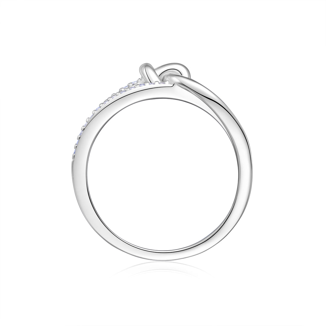 💍 Minimalist Moissanite Ring – Platinum-Plated S925 Silver (5.4g, Sizes 5–9) 💍