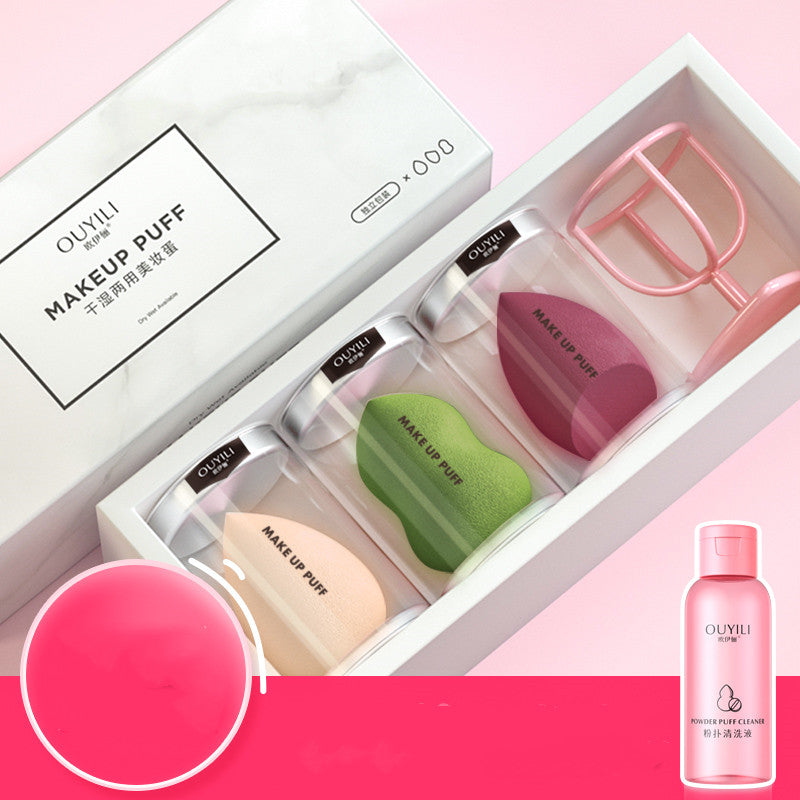 💄✨ Beauty Egg & Gourd Sponge Puff Set | Cushion Makeup Tools Collection