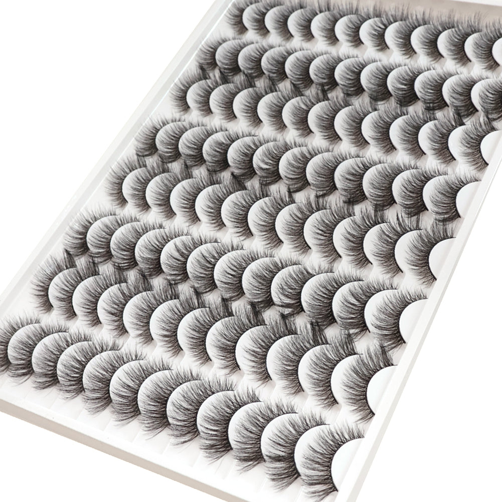 👁️✨ 3D Multi-Layered False Eyelashes – Realistic, Soft & Comfortable Reusable Lashes