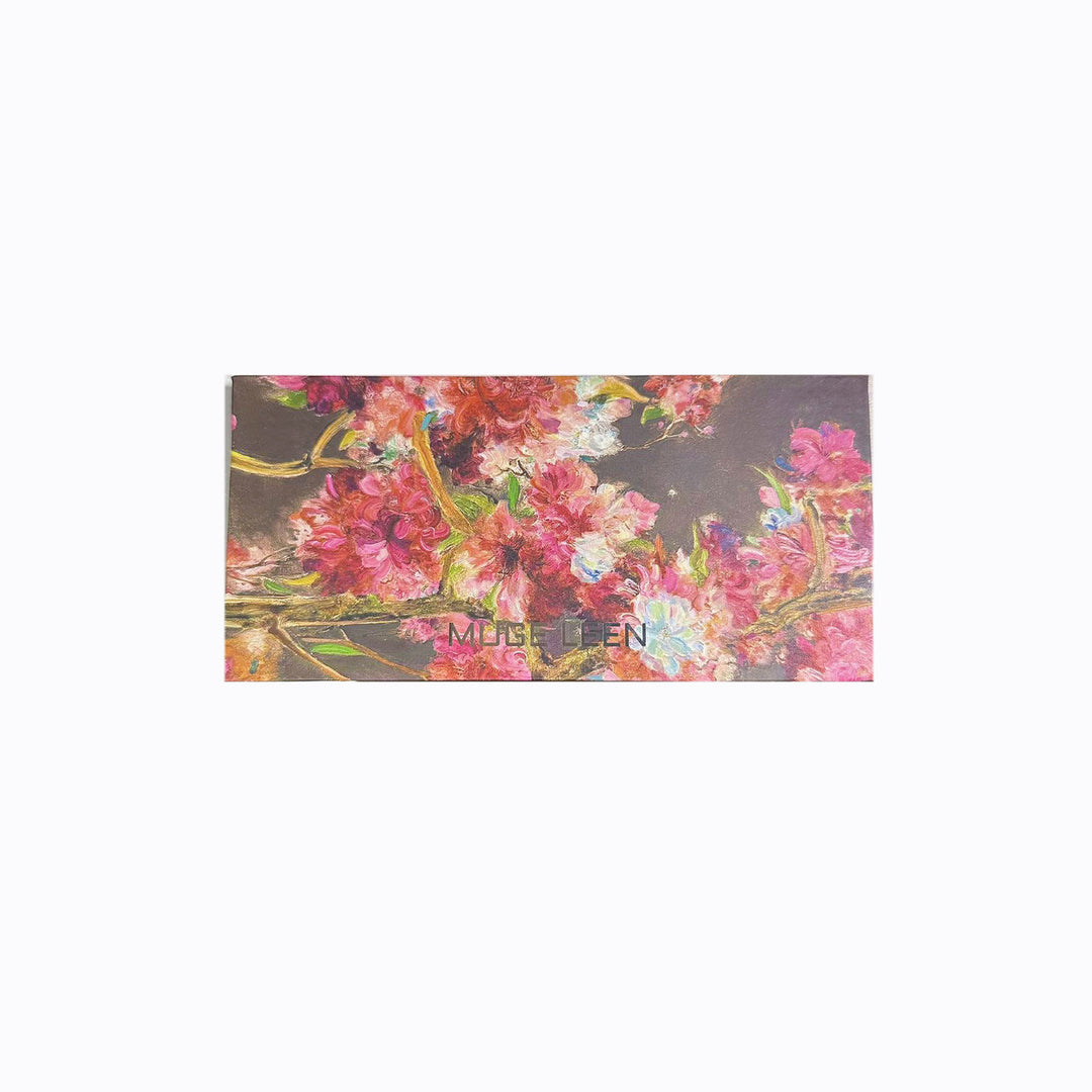 🎨 12-Color Begonia Oil Painting Eyeshadow Palette – Rose Tone Matte & Glitter Makeup Set ✨